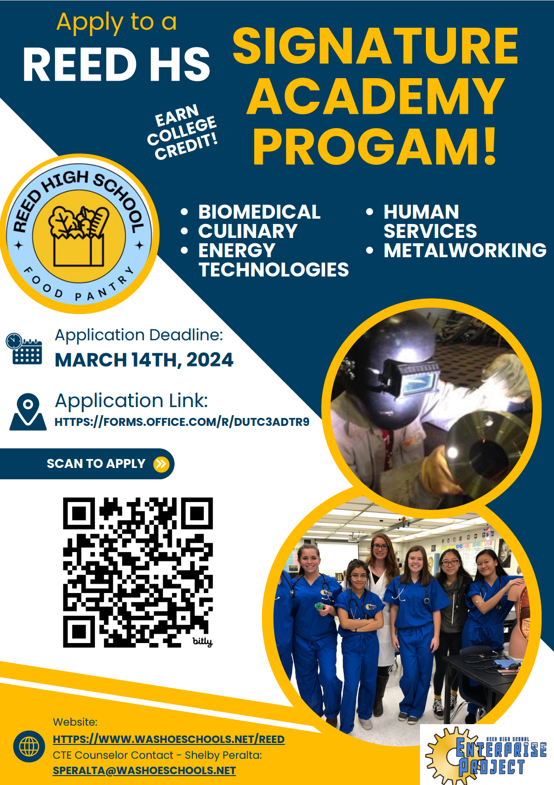 Reed CTE application